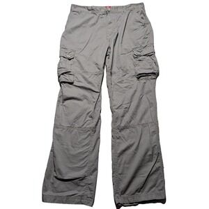 PJ MARK Men 38X34 Gray Cotton Cargo Hiking Pants